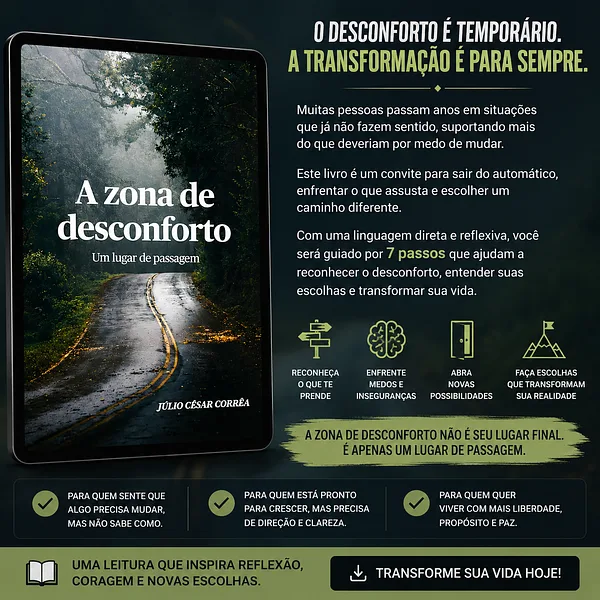 Capa do livro A Zona de Desconforto