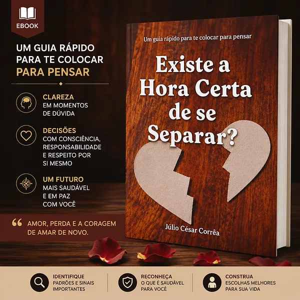 Capa do livro Existe a hora certa de se separar?